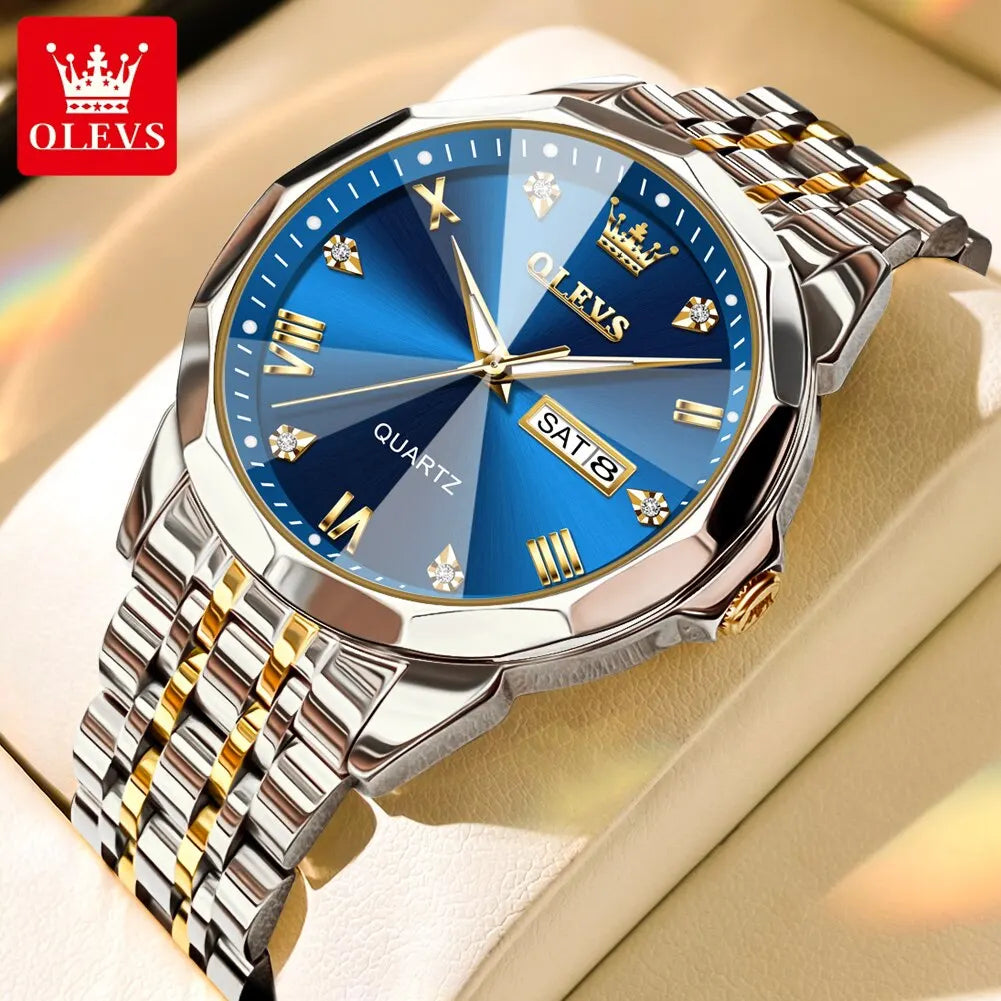OLEVS® Reloj Cuarzo de Lujo