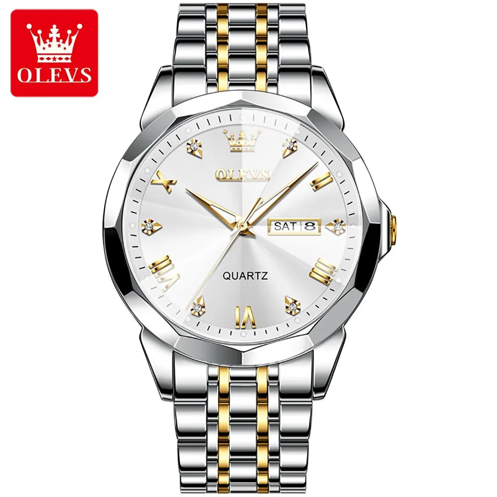 OLEVS® Reloj Cuarzo de Lujo